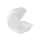 500 Stk. Burgerboxen / Hamburgerboxen IP7 XPS 135 x 125 x 70 mm weiß